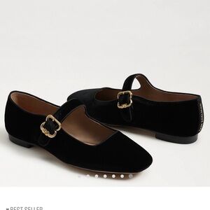 Sam Edelman Black Velvet Michaela flats